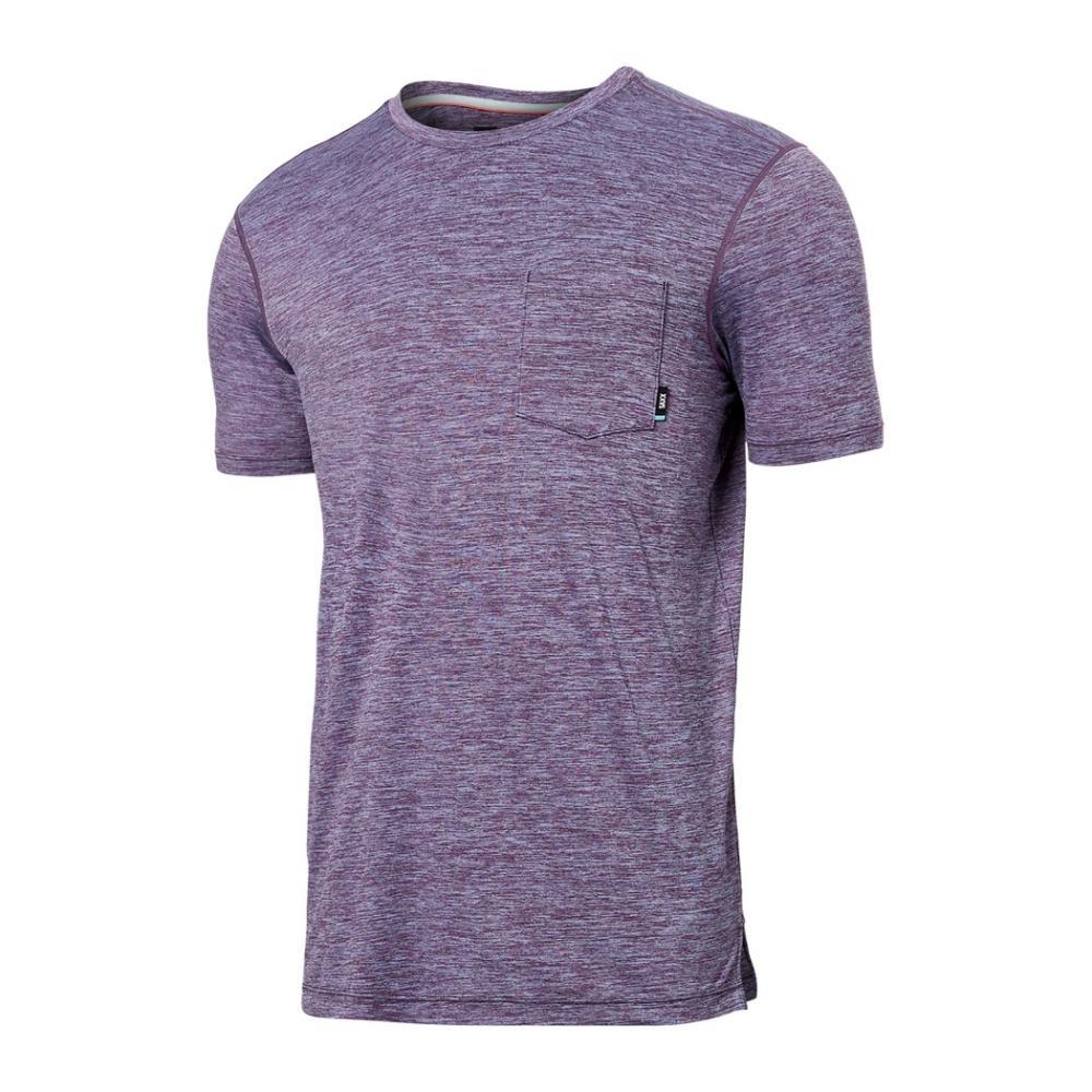 Saxx Men's DropTemp All Day Cooling Short Sleeve Crew PERIWI_PWH