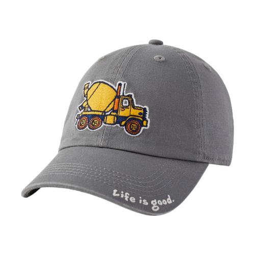 Life is Good Kids Big Cement Mixer Kids Chill Cap Slategray