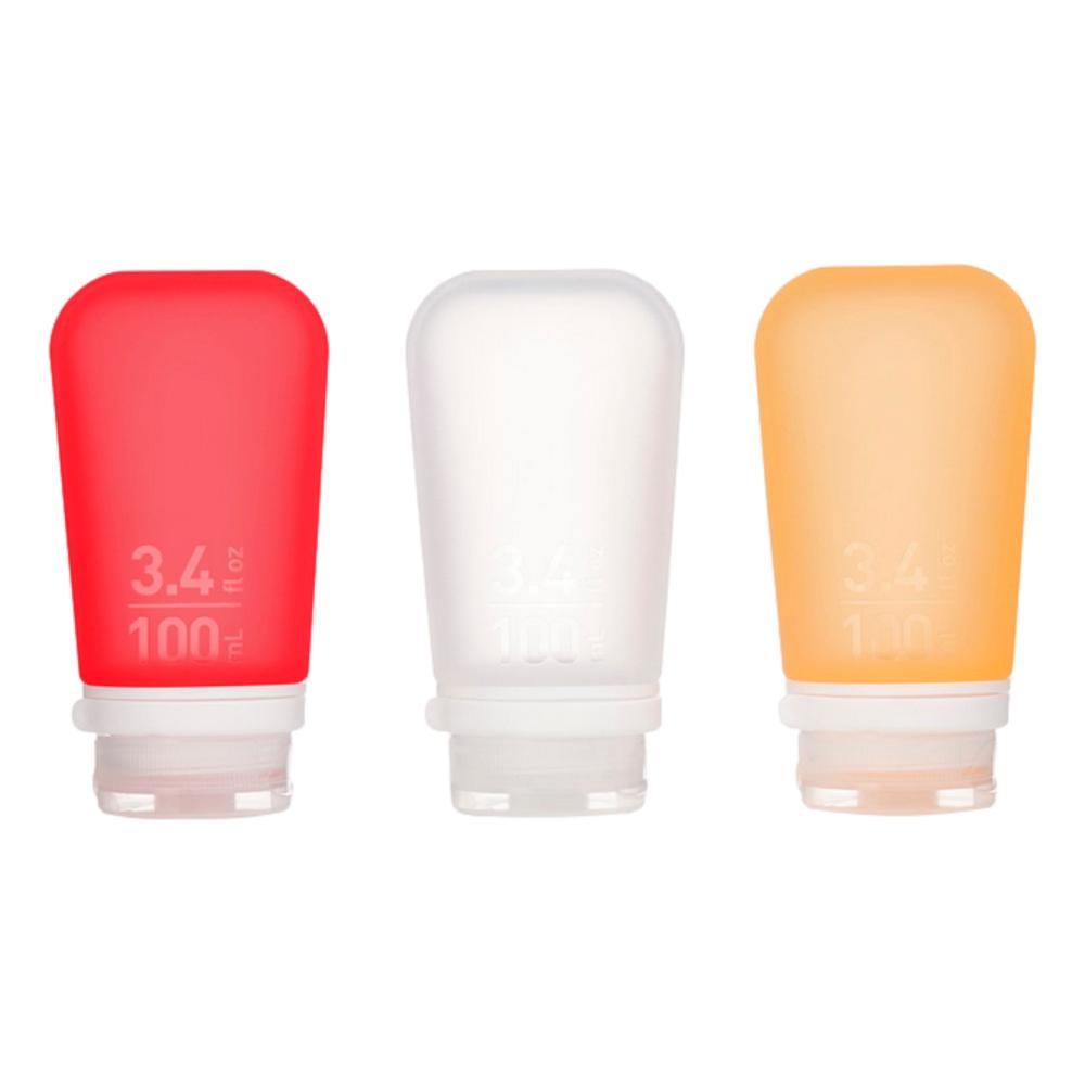 Human Gear 3.4oz GoToob+ 3-Pack CLR.RED.ORG