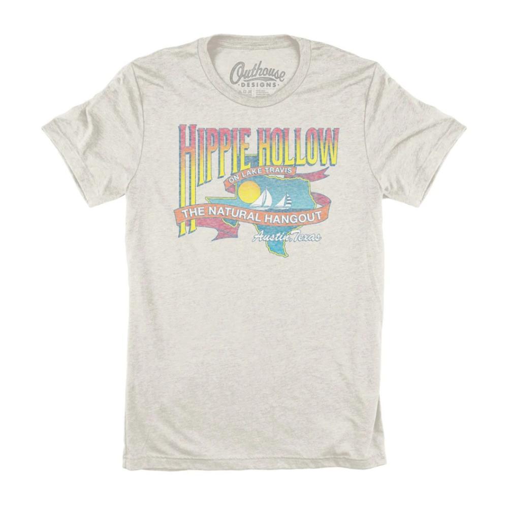 Outhouse Designs Unisex Hippie Hollow Tee OATMEAL