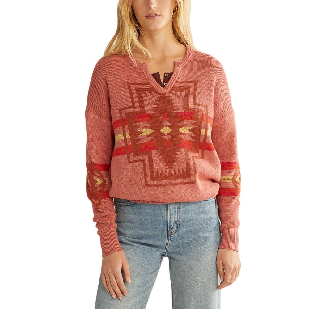 Pendleton Women's Graphic Cotton Pullover Sweater ROSE_87251