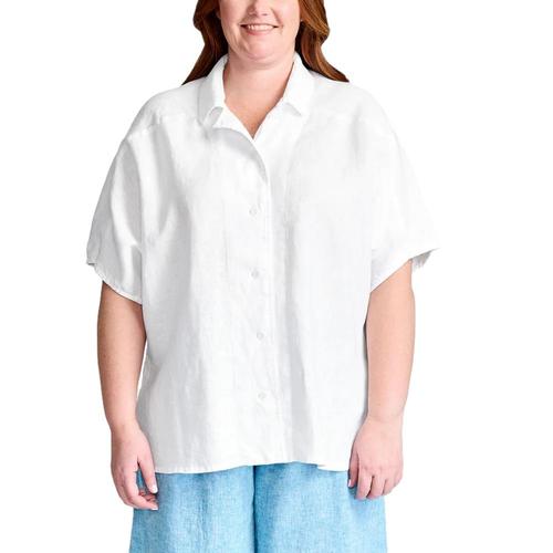 FLAX Women's Lauren Shirt White