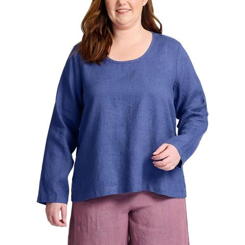 FLAX Women's Pure Top Blueberry