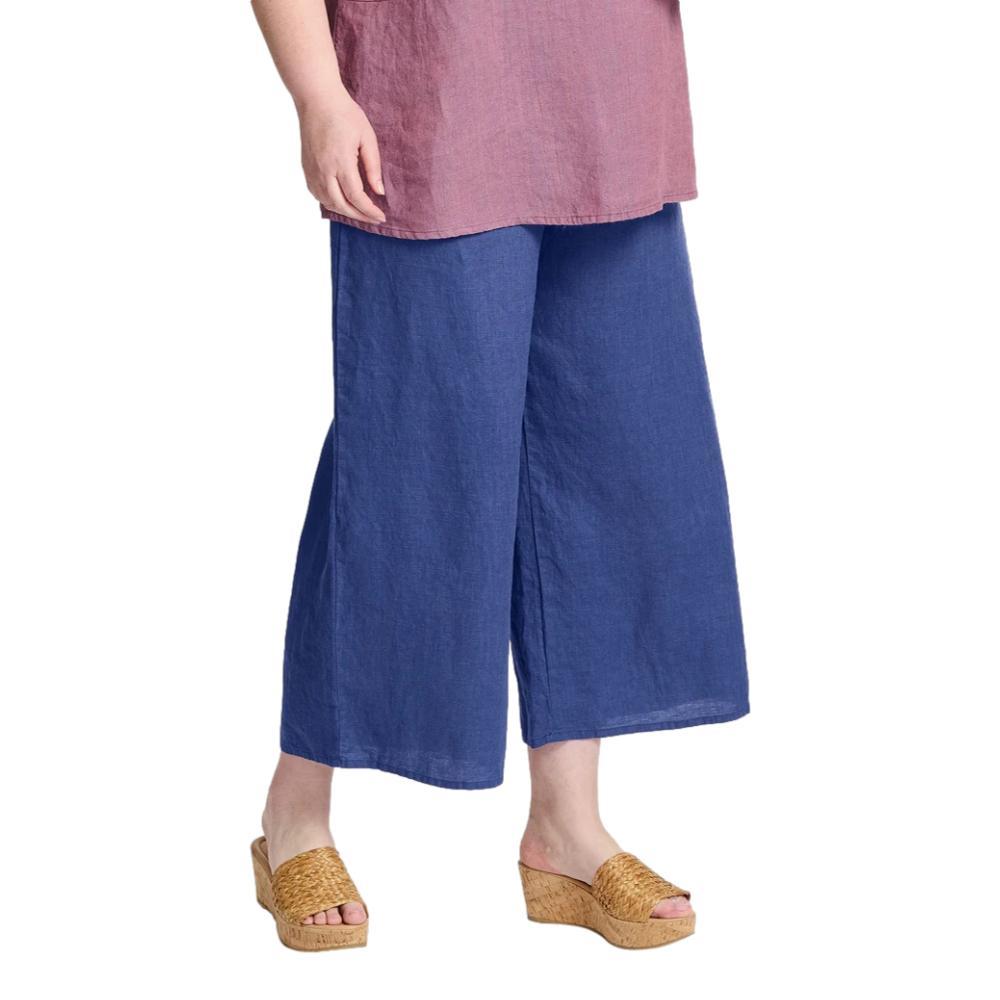 FLAX Women's Sociable Flood Pants BLUEBERRY