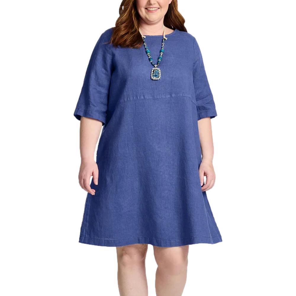 FLAX Women's Simple Dress BLUEBERRY