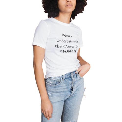 The Bee & The Fox Women's Never Underestimate the Power of a Woman T-Shirt White