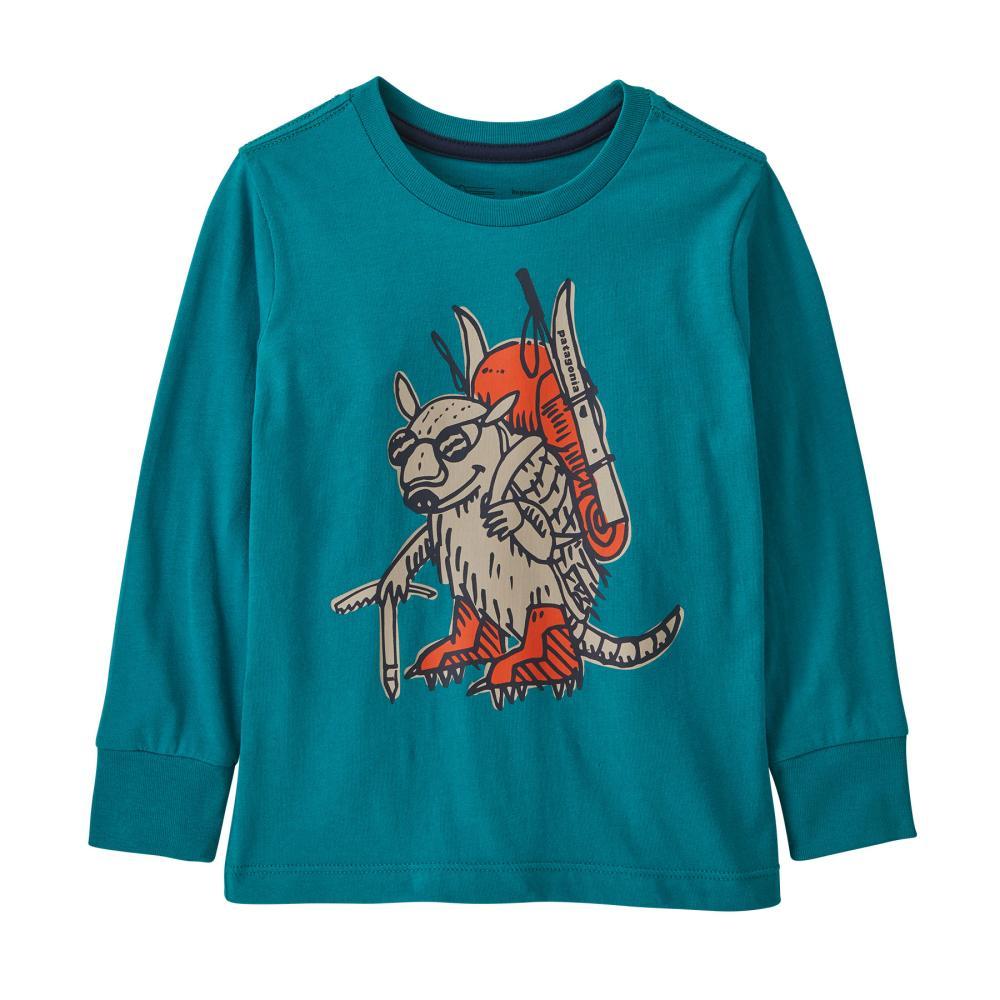Patagonia Baby Long-Sleeved ROC Cotton Graphic T-Shirt BLAYBLUE_FHBY
