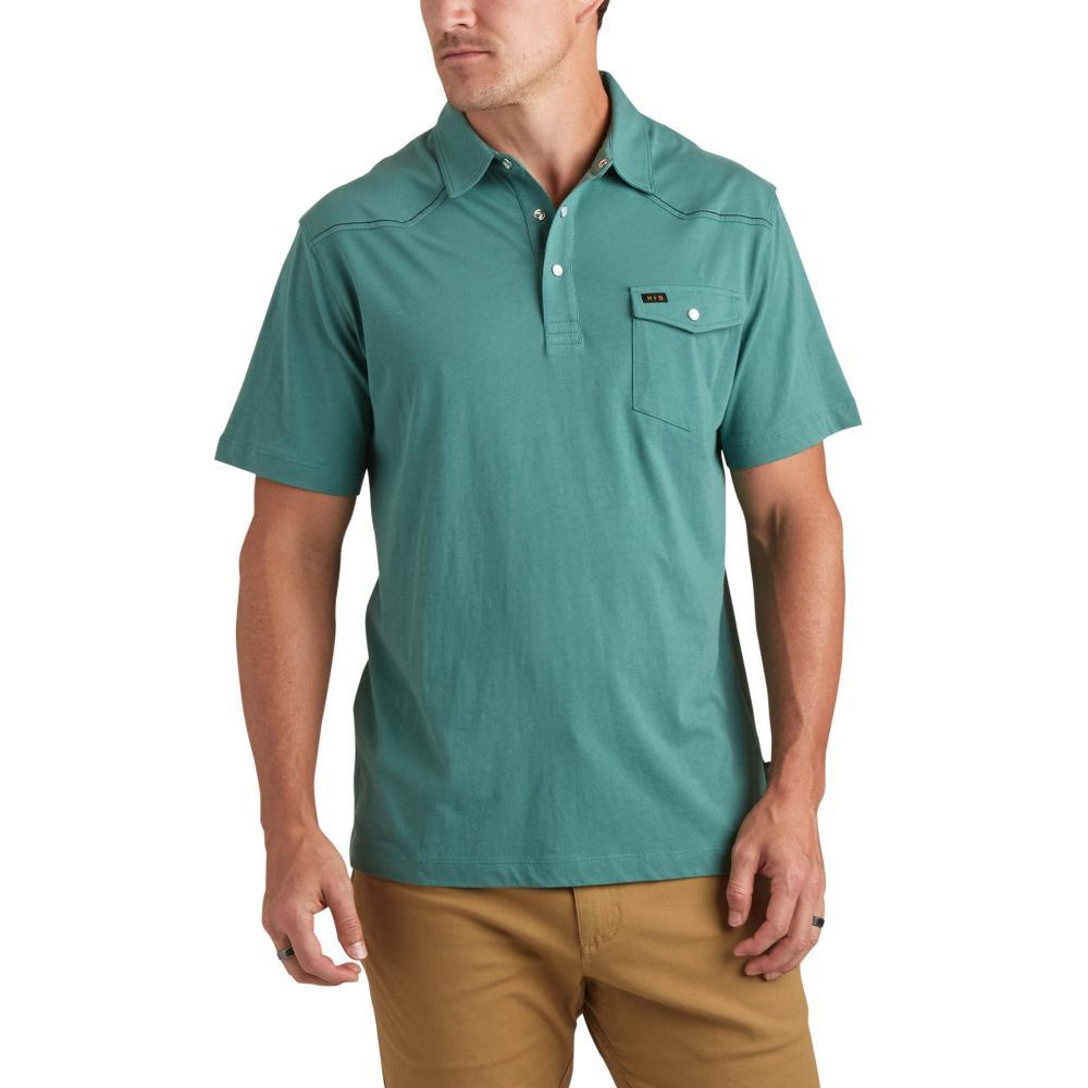 Howler Brothers Men's Ranchero Polo Shirt GREEN_BAT