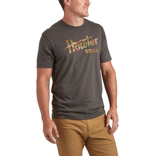 Howler Brothers Men's Jungle Regime Howler Electric T-Shirt Antiqueblack