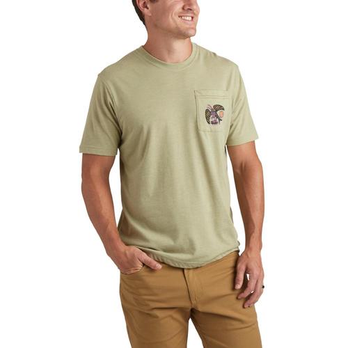 Howler Brothers Men's Frigate Badge Pocket T-Shirt Pistachio
