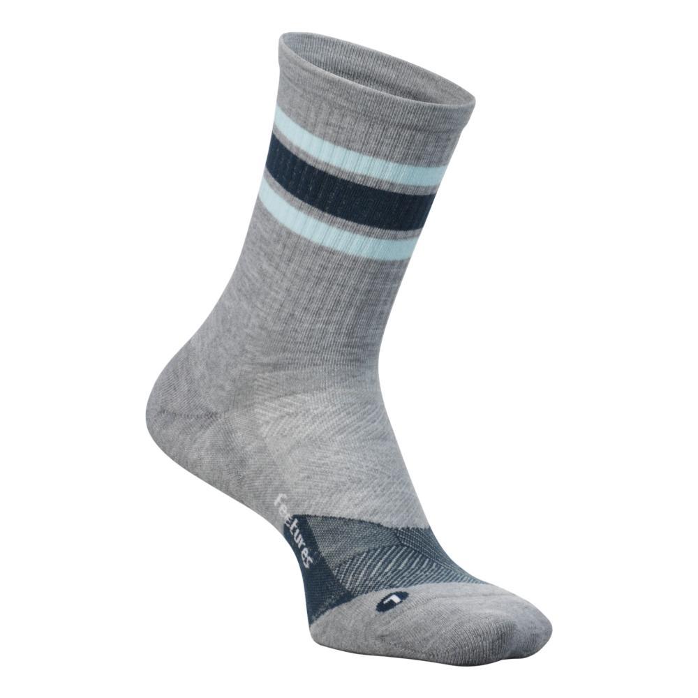 Feetures Unisex Trail Max Cushion Mini Crew Socks TRLBLZGRY