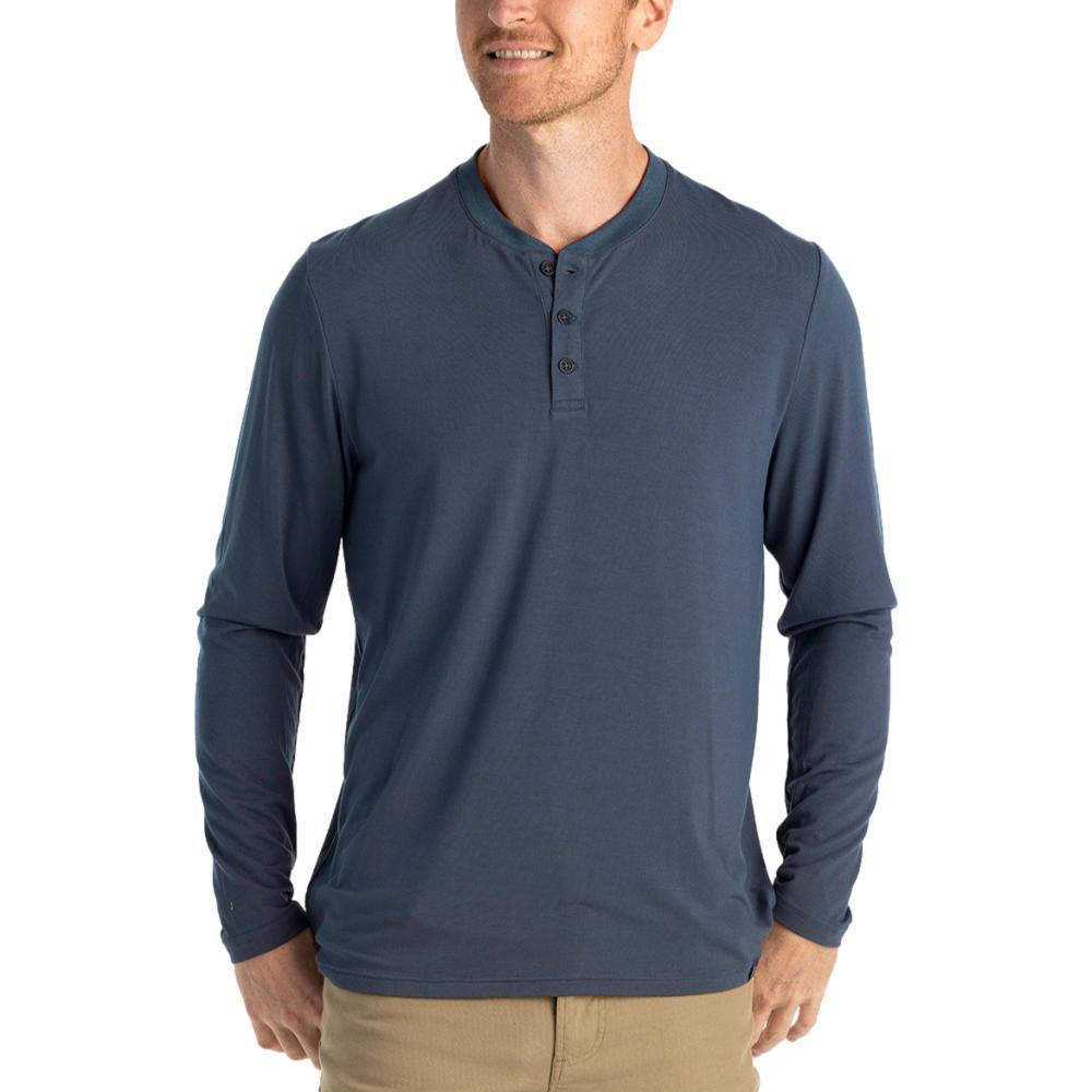 Free Fly Men's Bamboo Flex Henley MIDNIG_303