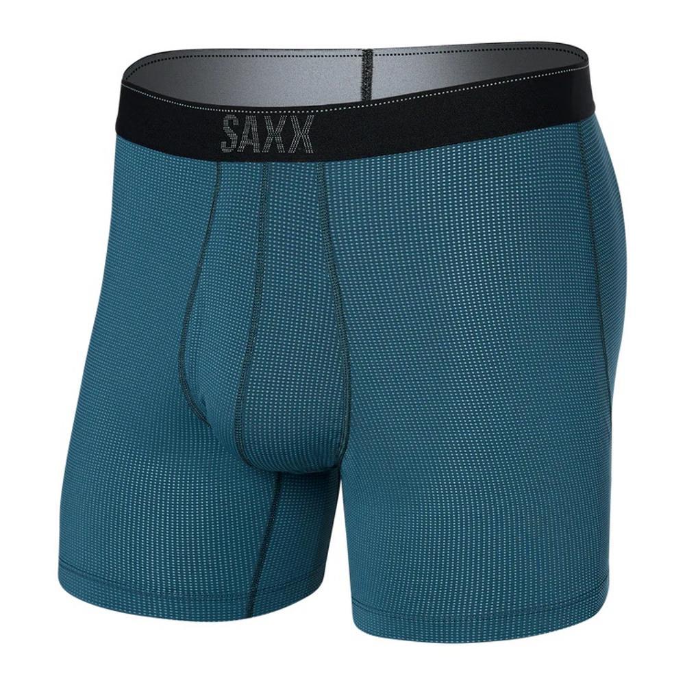 Saxx Men's Quest Quick Dry Mesh Boxer Briefs STORM_STU