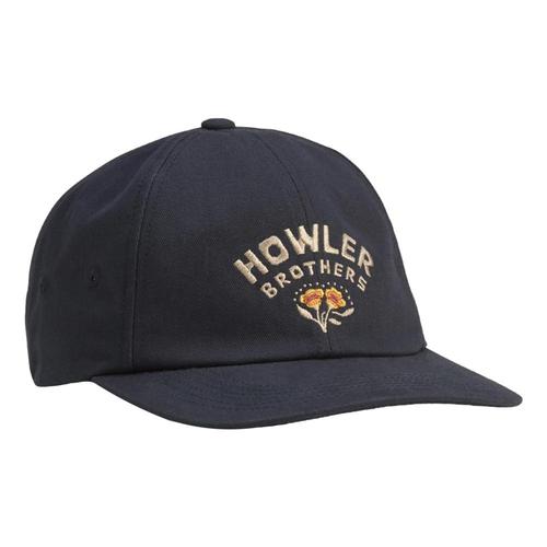 Howler Brothers Poppies Strapback Hat Navy_pop