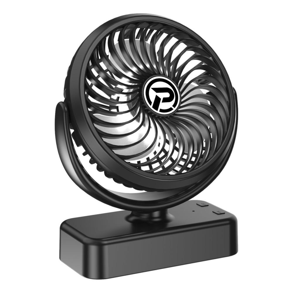 PANERGY F120 Camping Fan with LED Light BLACK
