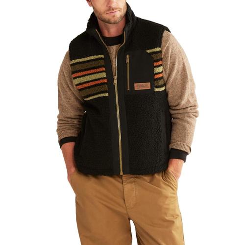 Pendleton Men's Ridgeline Berber Fleece Vest Olive_83259