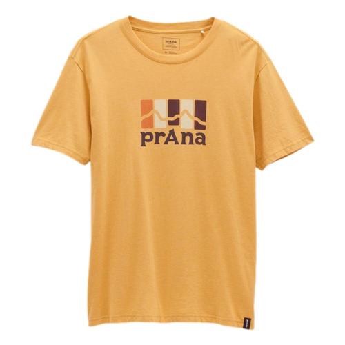 prAna Men's Mountain Light Short Sleeve Shirt Sunray