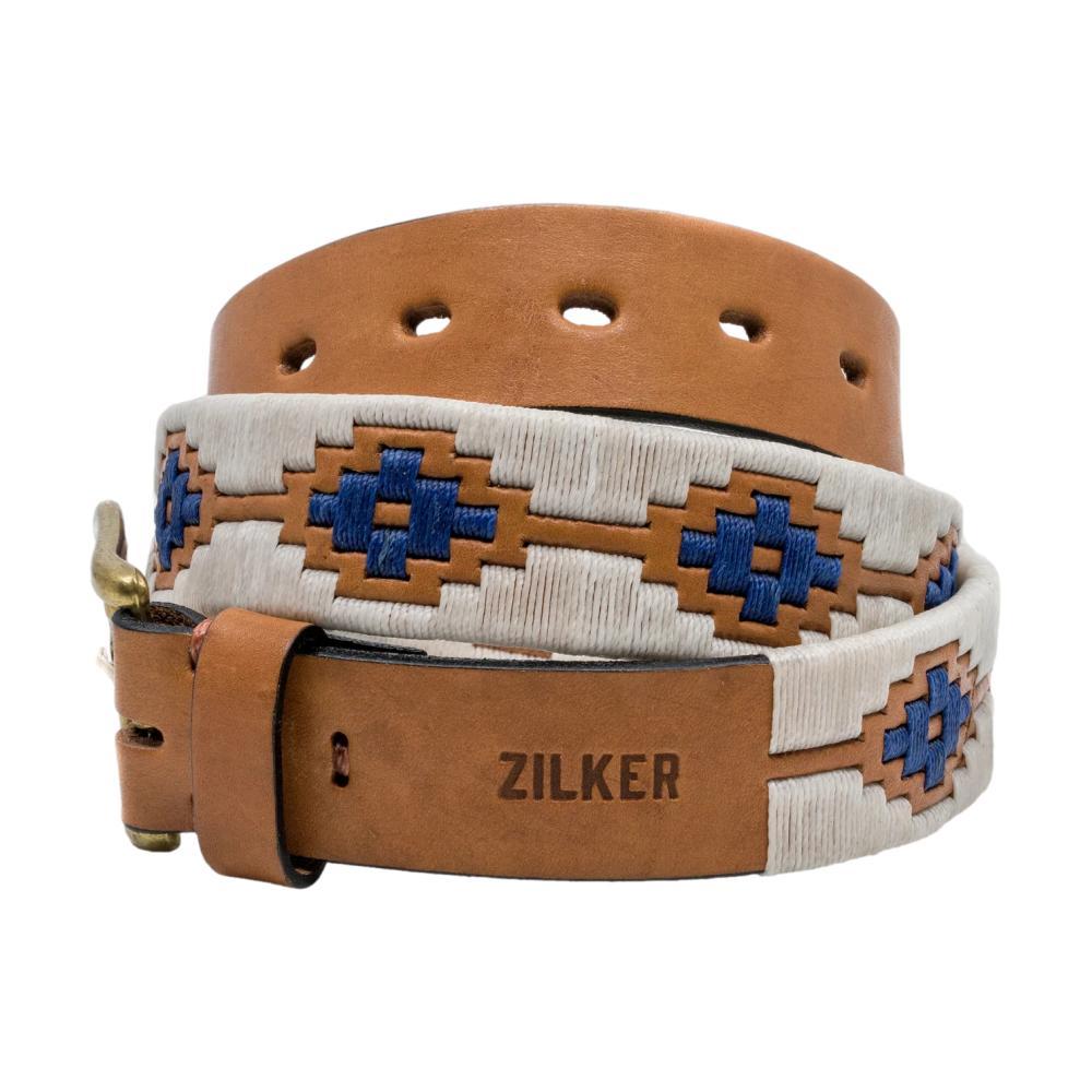 Zilker Belts Cowboy Belt BLUE/WHITE
