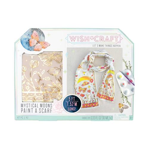 Bright Stripes Wish*Craft Mystical Moons Paint A Scarf