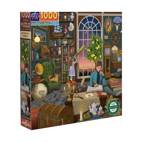 eeBoo Alchemist's Library 1000 Piece Jigsaw Puzzle