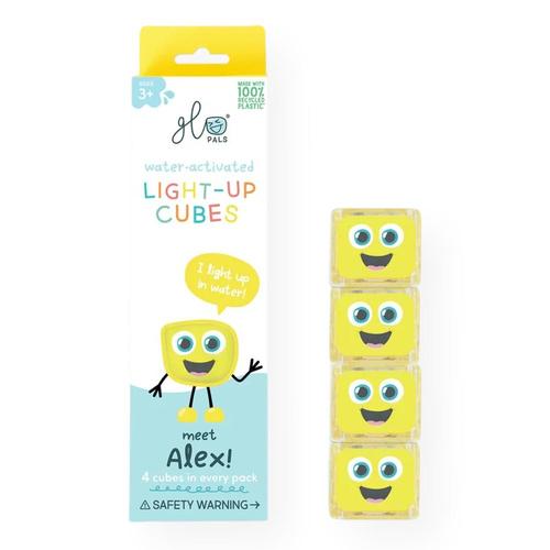 Glo Pals Light-Up Cubes - Yellow Alex