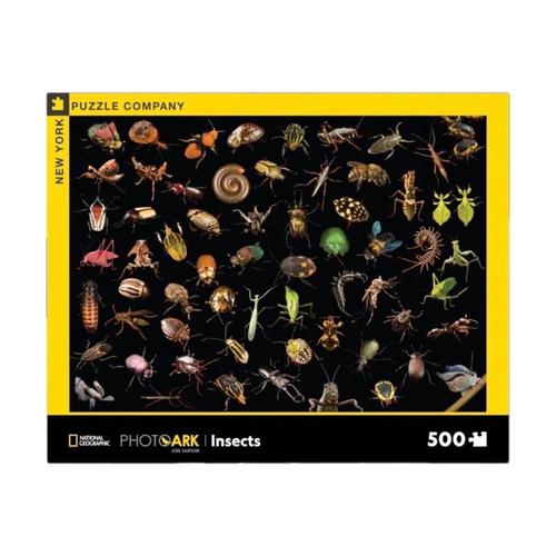 New York Puzzle Company Photo Ark Insects 500 Piece Jigsaw Puzzle