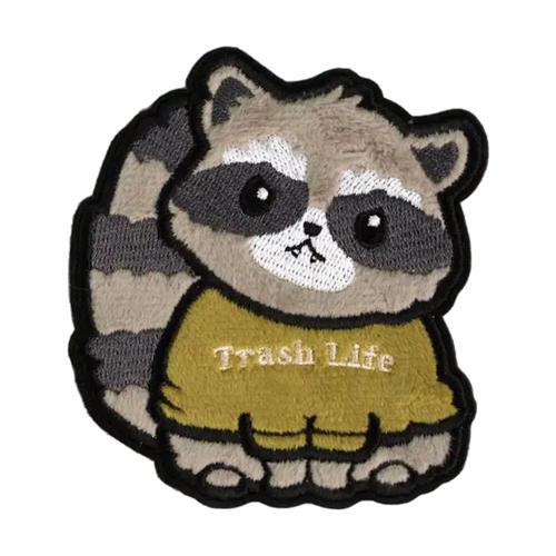 LuxCups Creative Raccoon Fuzzy Patch