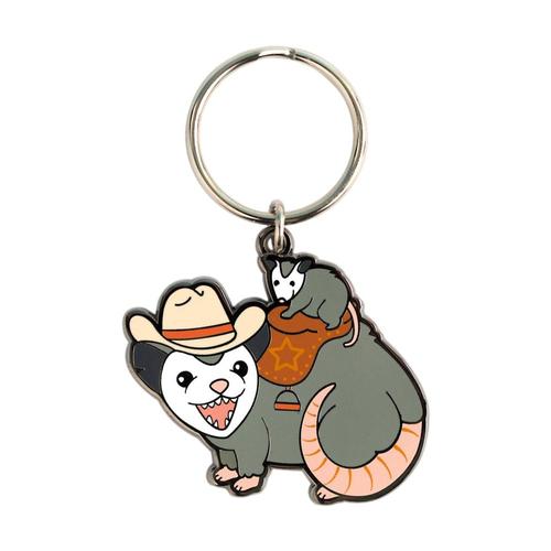 LuxCups Creative Possum Posse Keychain