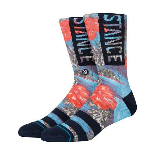 Stance OG Cocopalms Poly Crew Socks Teal_tea