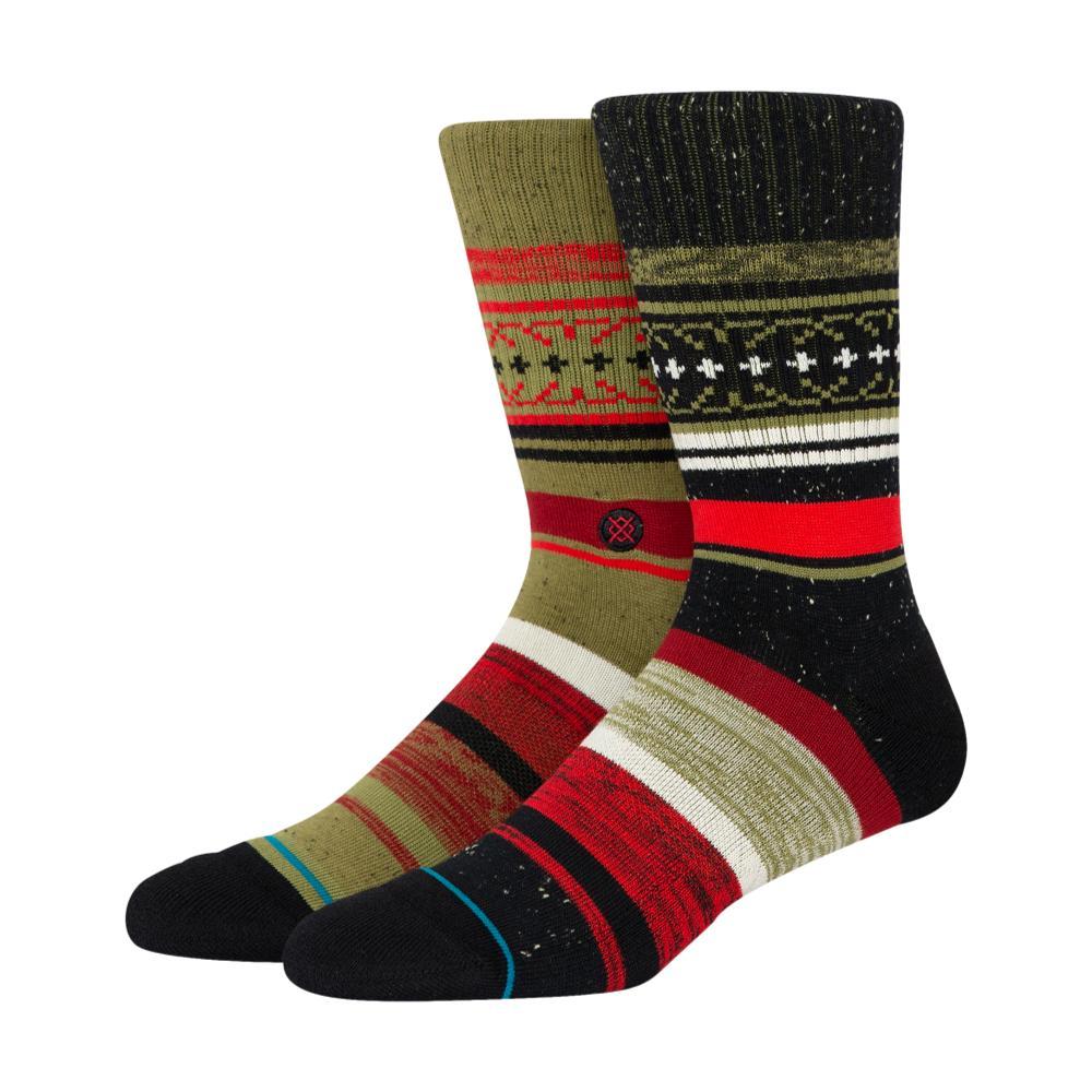 Stance Merry Merry Crew Socks RED_RED