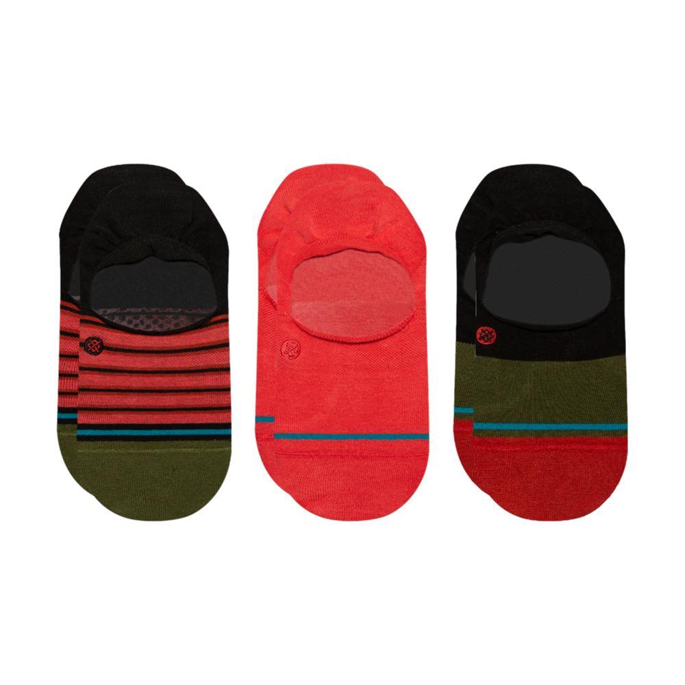 Stance Women's Cotton No Show Socks 3 Pack REDFADE_RDF