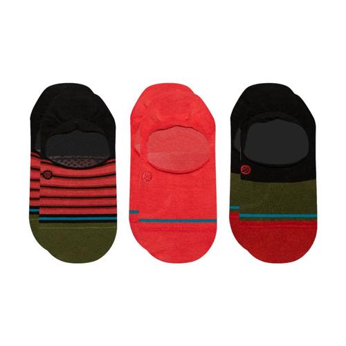Stance Women's Cotton No Show Socks 3 Pack Redfade_rdf