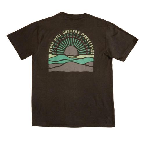 Texas Hill Country Provisions Eternal Sunshine Feather Grass Tee Vinblack