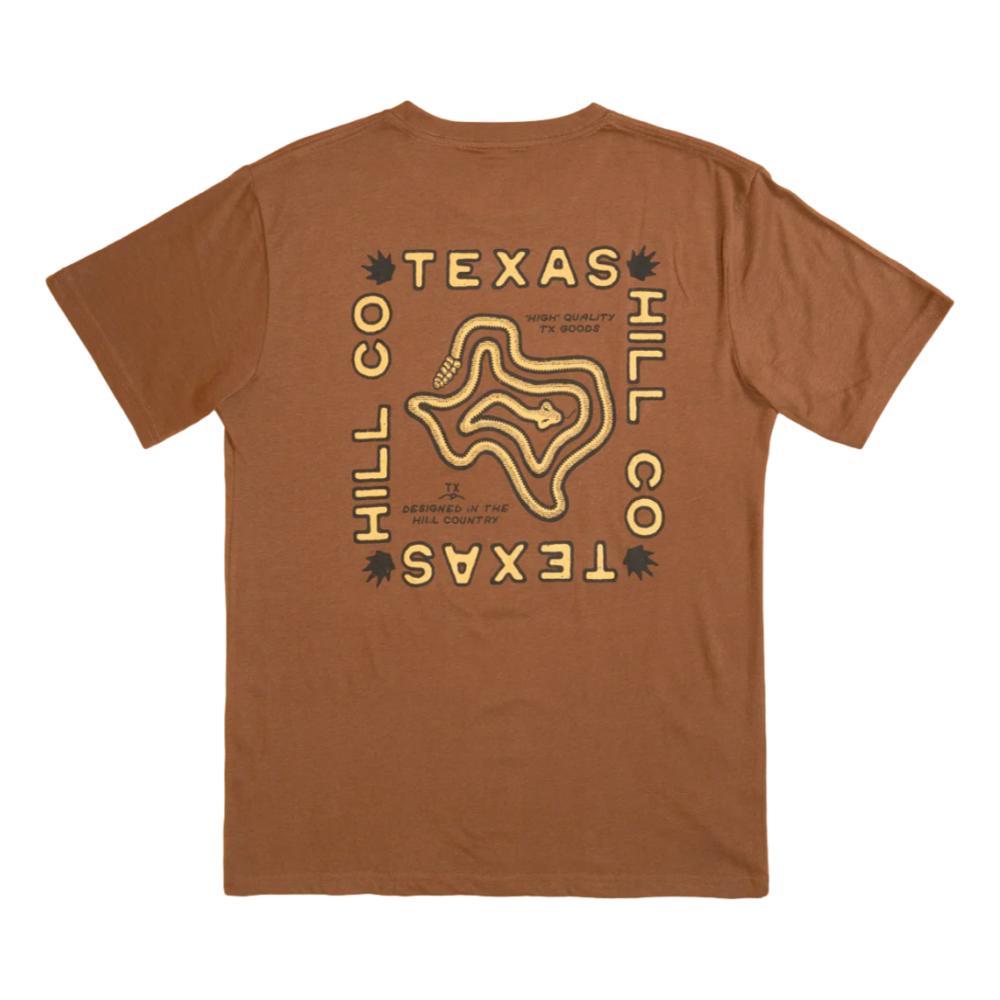 Texas Hill Country Provisions TX Rattler Feather Grass Tee BISONBROWN
