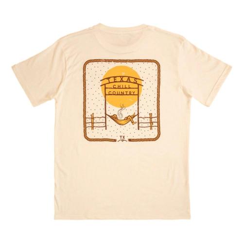 THC Provisions Chill Country Ranch Feather Grass Tee Vinwhite