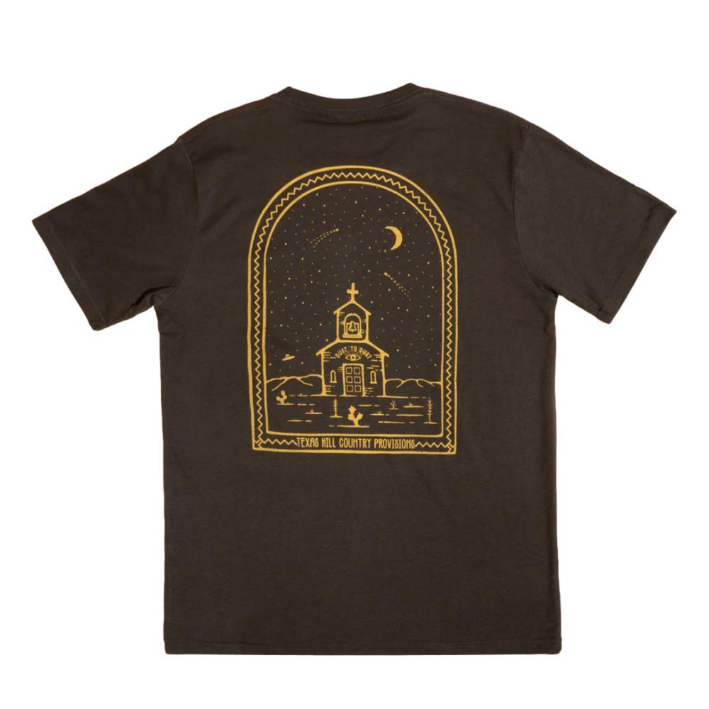 Texas Hill Country Provisions Dust to Dust Feather Grass Tee VINBLACK