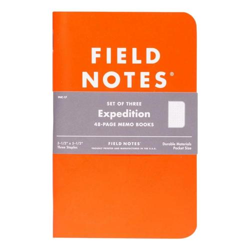 Field Notes Expedition Waterproof Dot-Graph Notebook 3-Pack