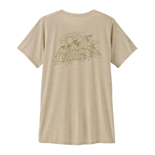 Women's Capilene Cool Daily Graphic Shirt - Lands Pumic_wrpx