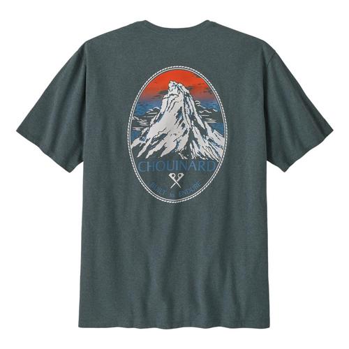 Patagonia Men's Chouinard Crest Pocket Responsibili-Tee Shirt Green_nuvg