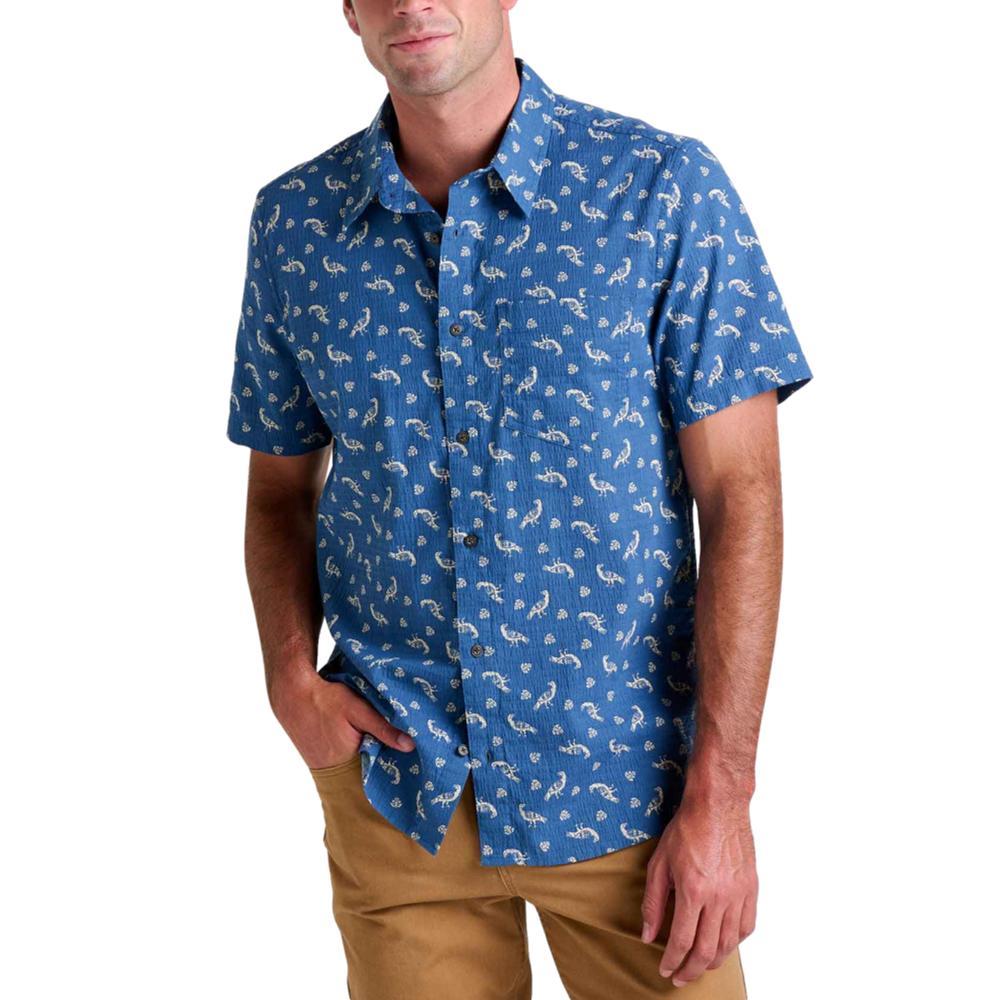 Toad&Co Men's Fletcher Short Sleeve Shirt PABLUE_937