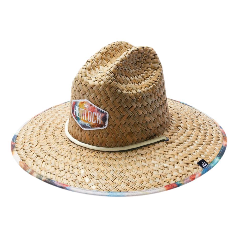Hemlock Hat Co. Bowie Straw Lifeguard Hat TIEDYE