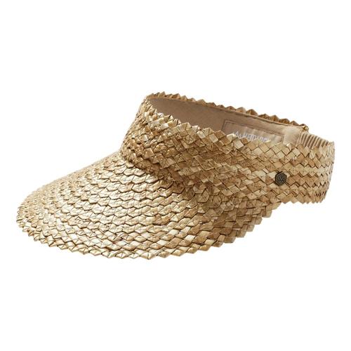 Hemlock Hat Co. Capri Straw Visor Honeycomb