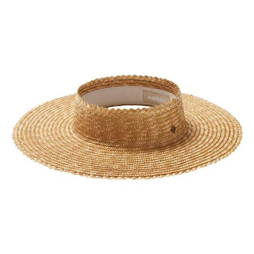 Hemlock Hat Co. Tropez Straw Visor Honeycomb