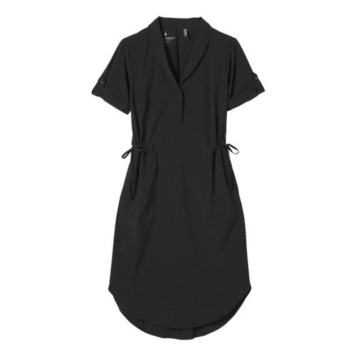 Royal Robbins Women's Spotless Short Sleeve Traveler Dress Black_037