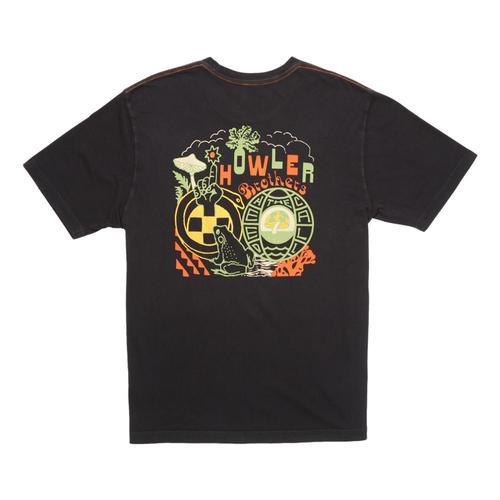 Howler Brothers Men's Mash Up Cotton T-Shirt Black