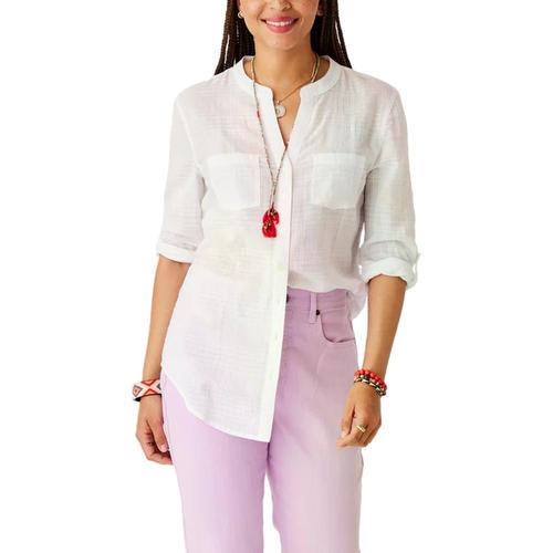 Carve Designs Women's Dylan Textured Tunic Cloud_070