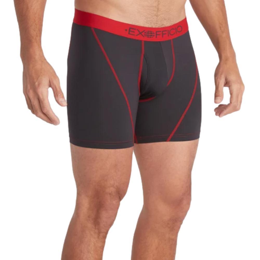 Ex Officio Men's Give-N-Go 2.0 Sport Mesh Boxer Briefs - 6in Inseam BLACK_9141