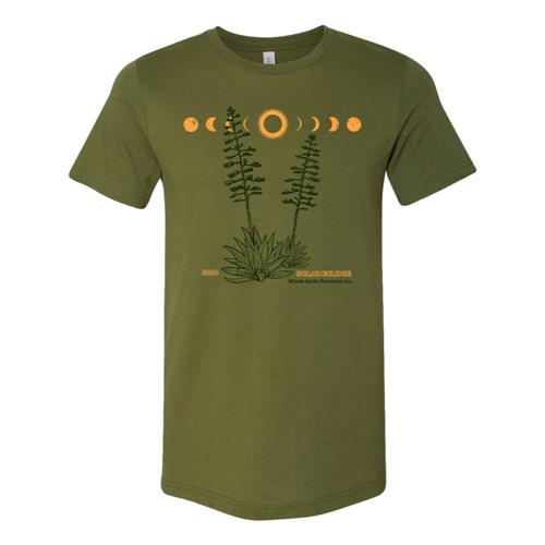 Whole Earth Solar Eclipse Agave Tee Olive