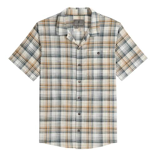 Royal Robbins Men's Redwood Plaid Short Sleeve Shirt Bistre_247