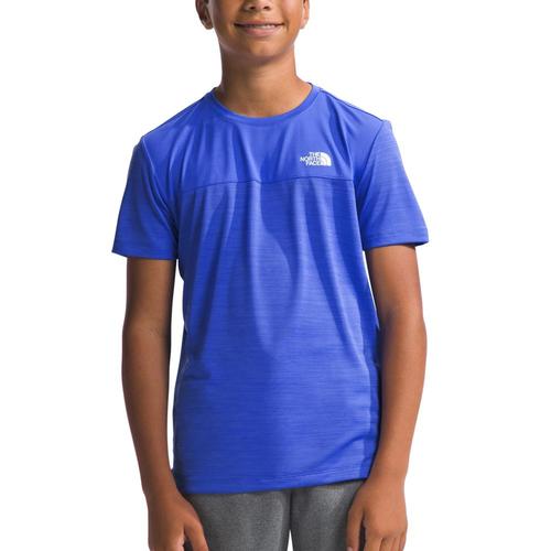 The North Face Boys Short Sleeve Never Stop Tee Solarblu_qbo